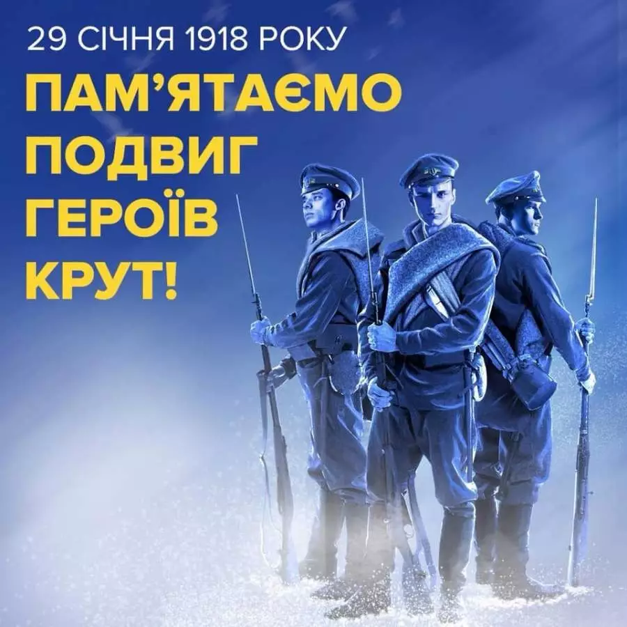 29 січня - День вшанування пам’яті Героїв Крут